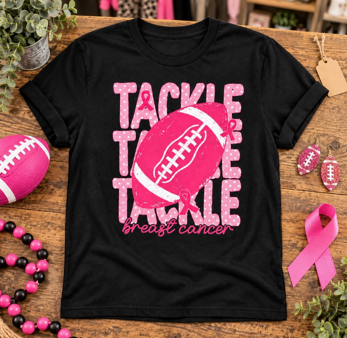 Tackle Cancer -Unisex Graphic Tee