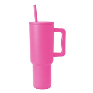 MODISH 40OZ TUMBLER WITH STRAW IN HOT PINK